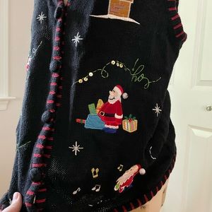 Christmas vest that promises to dazzle.
